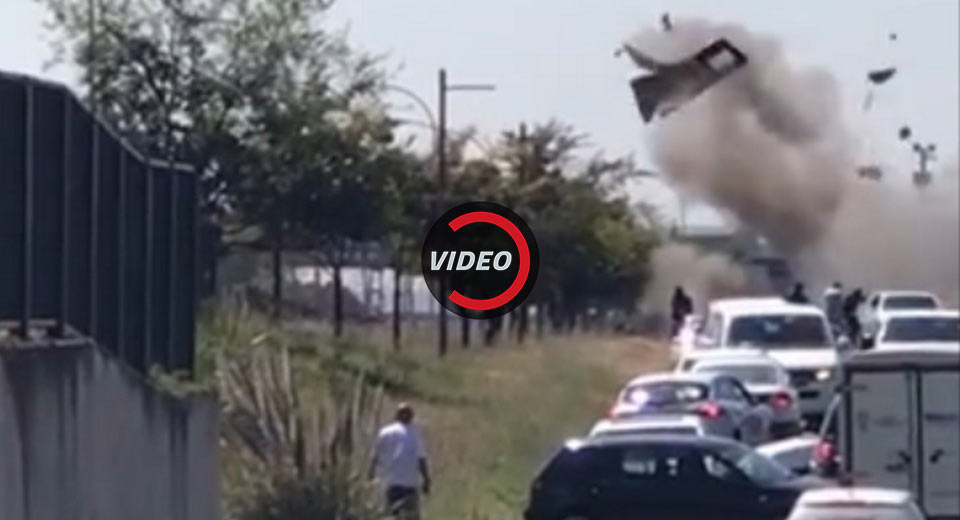 Fast & Furious-Like Heist Ends With Armored Truck Explosion
