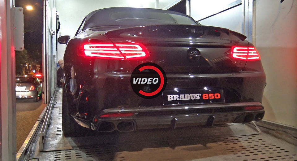  Listening To Brabus 850 Cabrio Rev Is Like Being In The Middle Of A Gun Battle