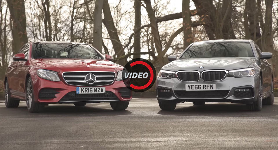 New BMW 520d Takes On Mercedes-Benz E220d From A Rolling Start