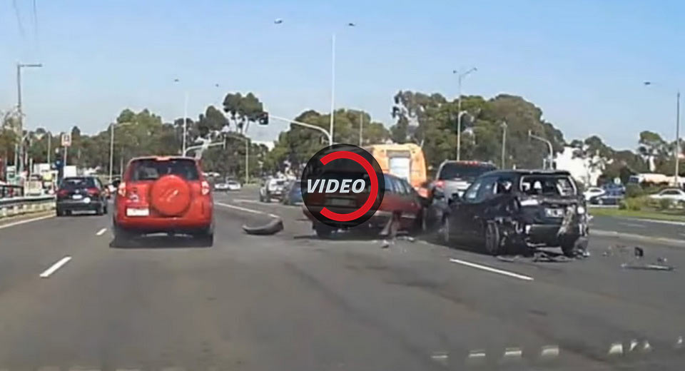  Driver Plows Into Stationary Traffic In Melbourne