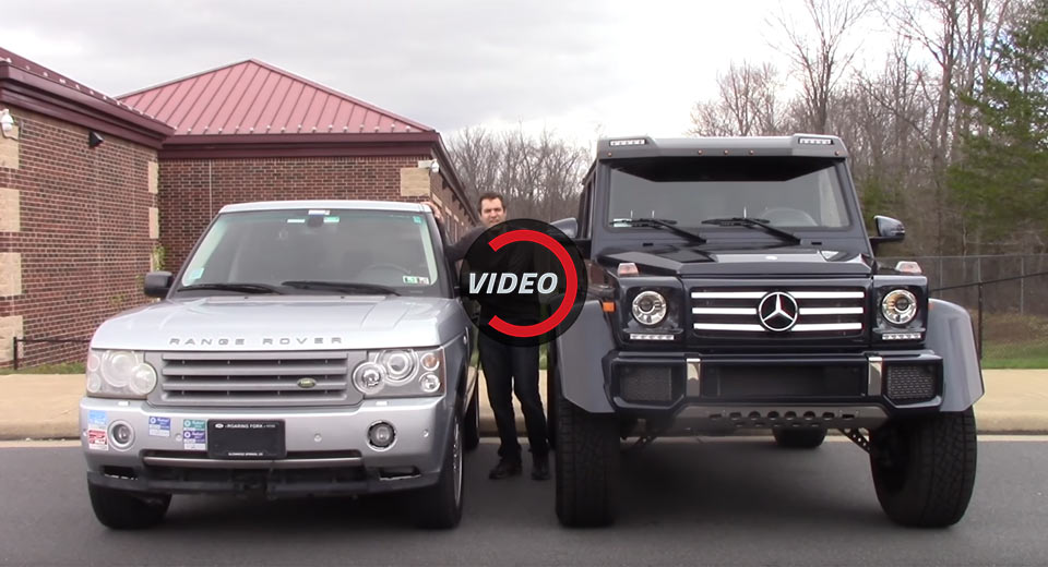  Production Cars Don’t Come Much Crazier Than The Mercedes G550 4×4²