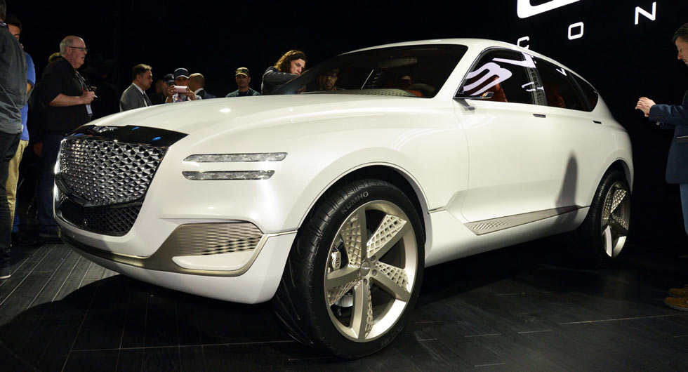  Genesis GV80 Fuel Cell SUV Concept Hints At BMW X5 Rival