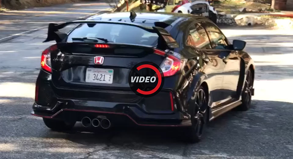  Production-Spec Honda Civic Type R Filmed On U.S. Streets