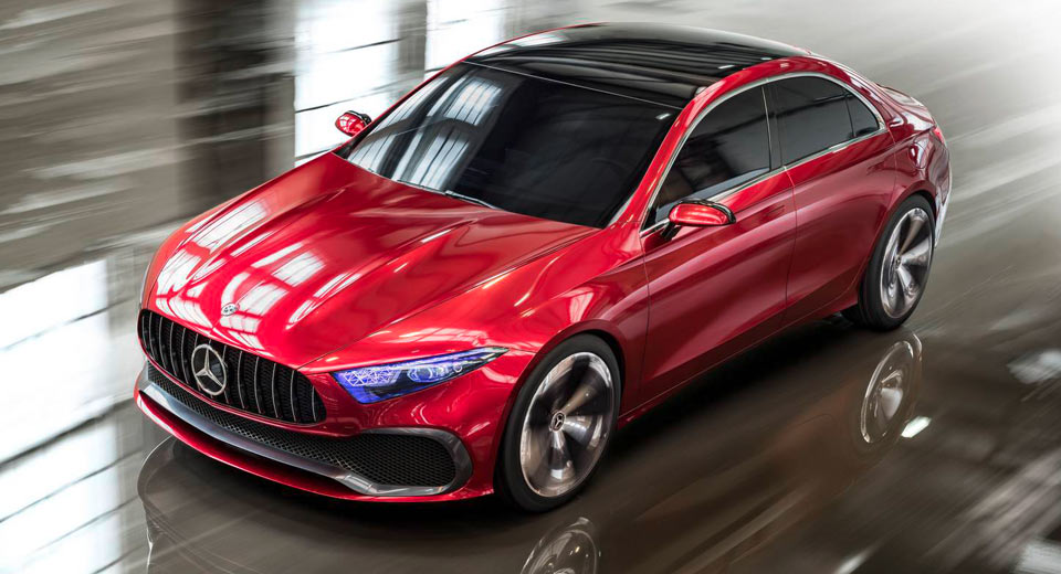  Mercedes-Benz Concept A Sedan Previews Future Compact Cars
