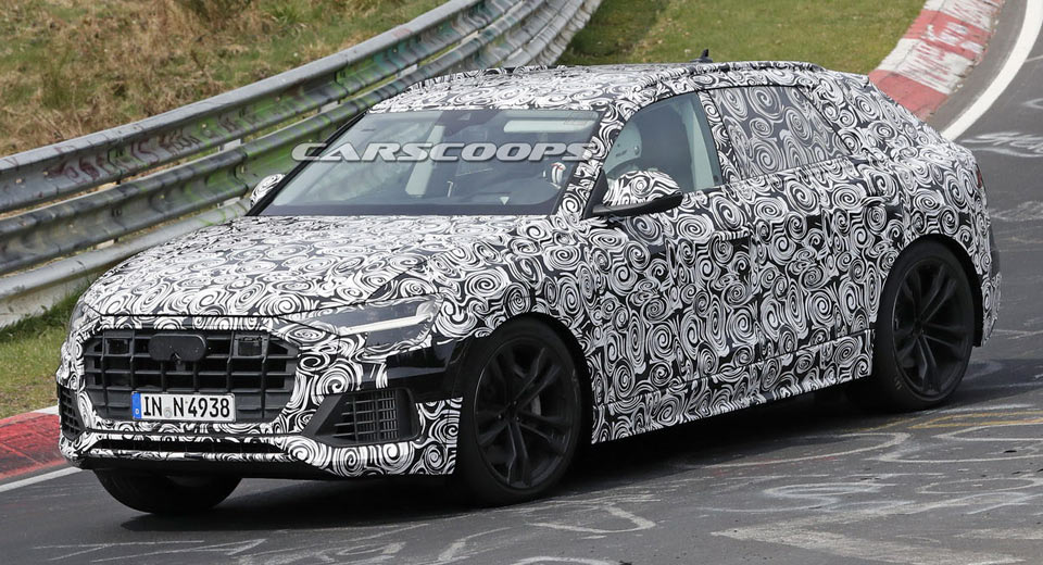  Audi Q8 Spotted Sharpening Its Claws On The ‘Rring