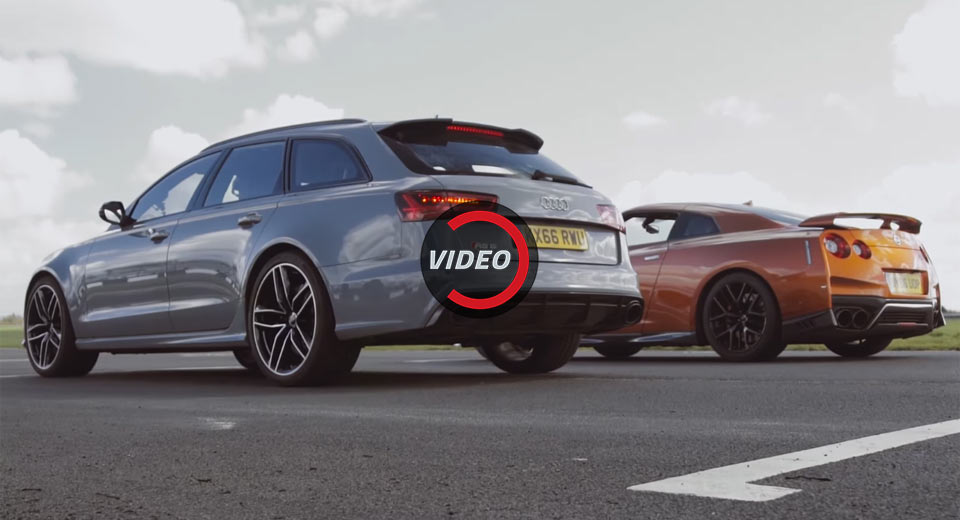  Watch Audi RS6 Destroy Nissan GT-R In Drag Race