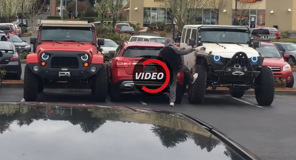  Pair Of Jeeps Delivering Revenge To Parking Hogger Smells Fishy