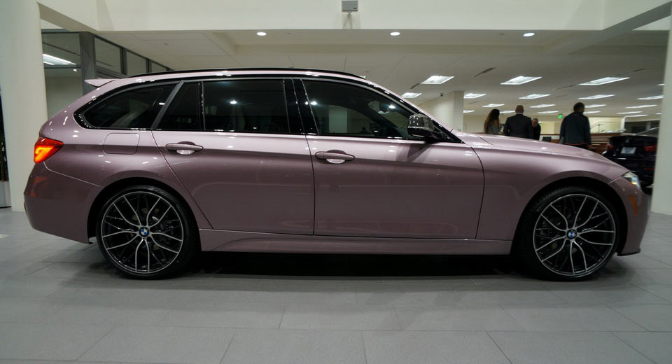  Rose BMW Individual 328d Wagon Has Over $37,000 In Optional Equipment, Costs $82k!
