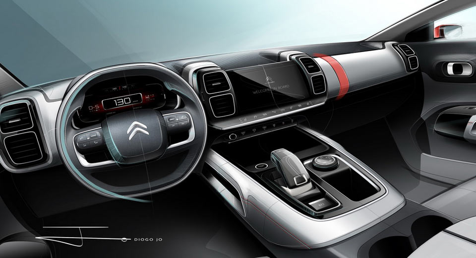  Citroen Previews The Interior Of The New C5 Aircross Ahead Of Its Auto Shanghai Premiere