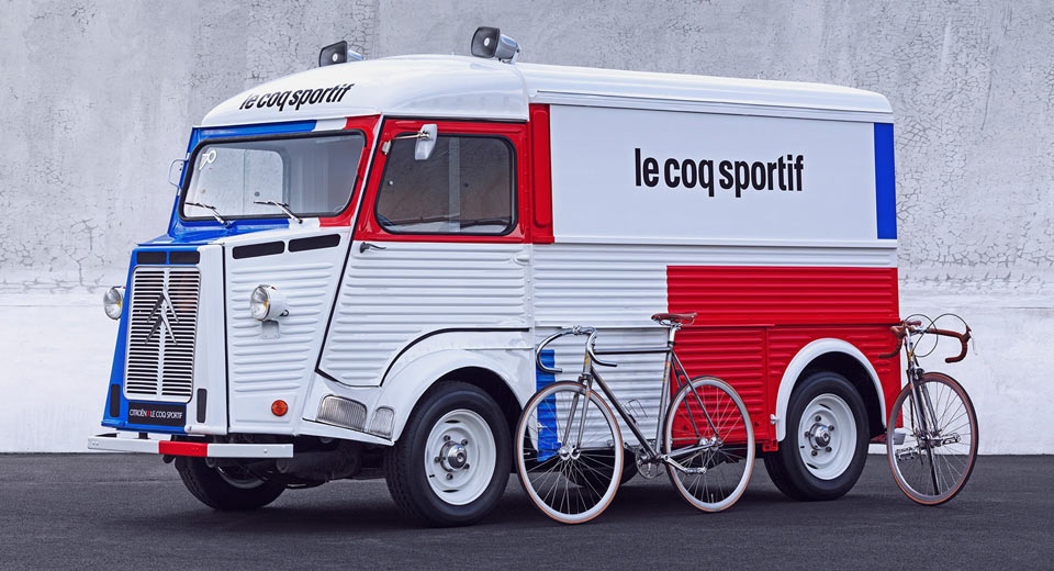  Citroen Revives Type H Van For Its 70th Anniversary With Help From Le Coq Sportif