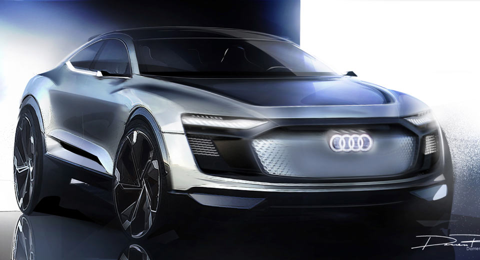  Audi Previews Shanghai-Bound E-Tron Sportback Crossover Concept