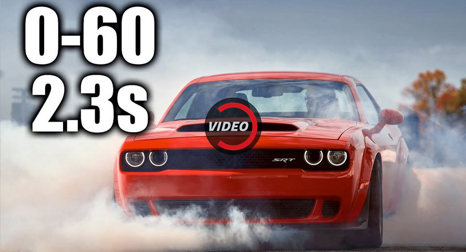 The 2018 Challenger SRT Demon Can Hit 60 MPH In 2.3s – Here’s The Science Behind It