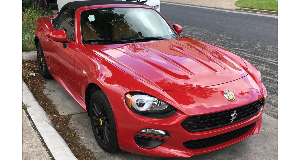  This Little Fiat 124 Spider Just Wants To Grow Up To Be A Ferrari