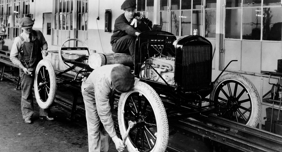Ford Pioneered The First Assembly Line 104 Years Ago Today [w/Video