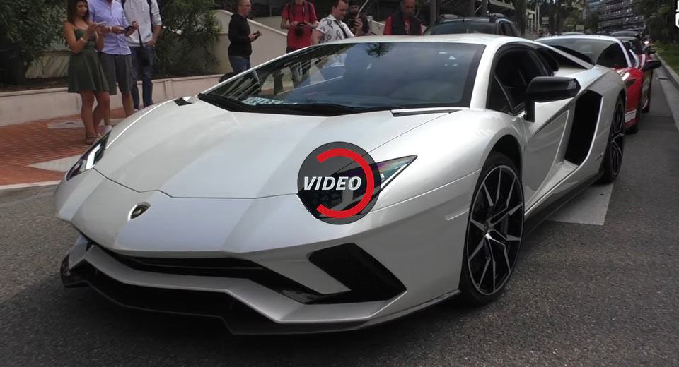  New Lamborghini Aventador S Cruising The Streets Of Monaco