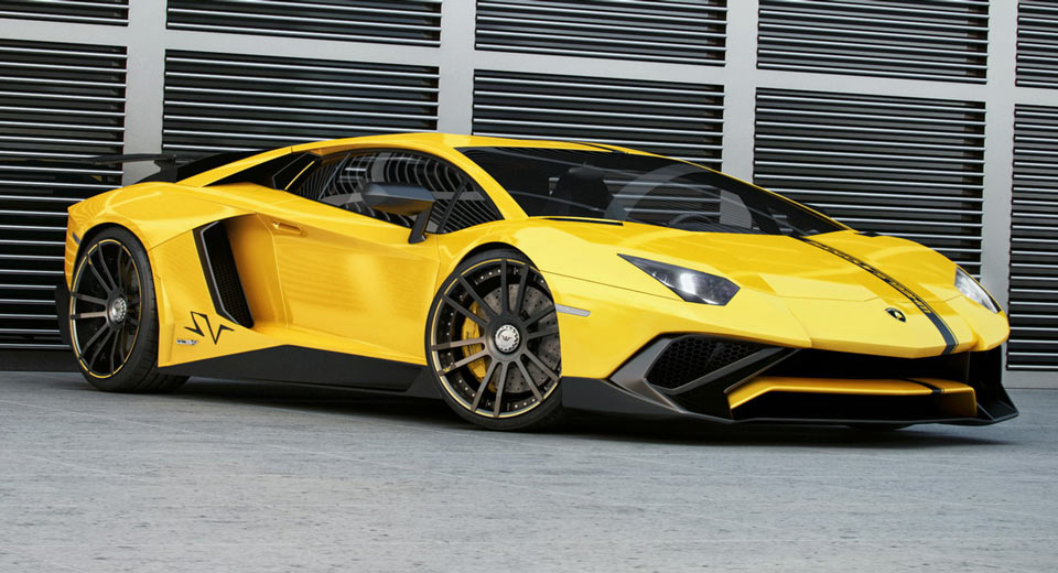 Lamborghini Aventador SV La maXXina Is An 800PS Bumblebee