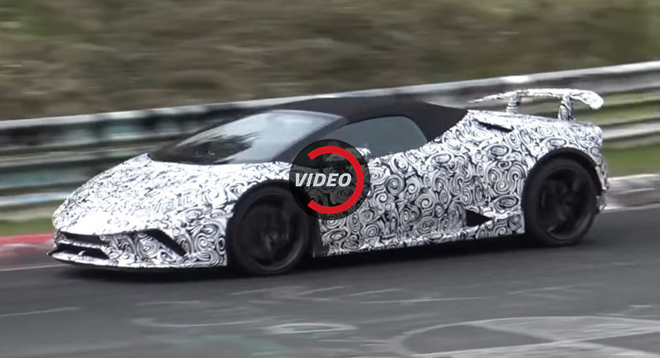  2018 Lamborghini Huracan Performante Spyder Sounds Delicious On The Nurburgring
