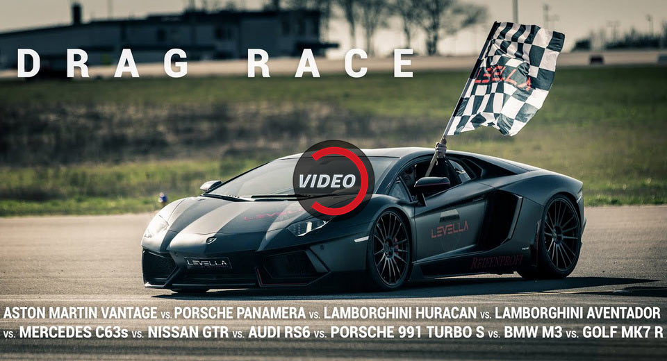 Levella Puts Together Epic Drag Race With 10 Modded Cars