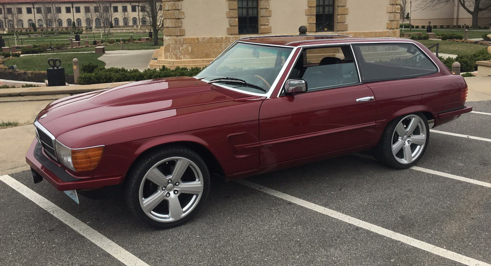Custom 1979 Mercedes 450SL Shooting Brake Looks Awkwardly Cool