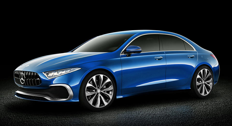 Mercedes Concept A Sedan Gets Rendered Into Production