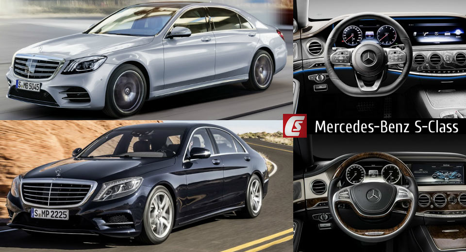 2018 Mercedes S Class Facelift Takes On 2017 Model In Visual Battle Carscoops