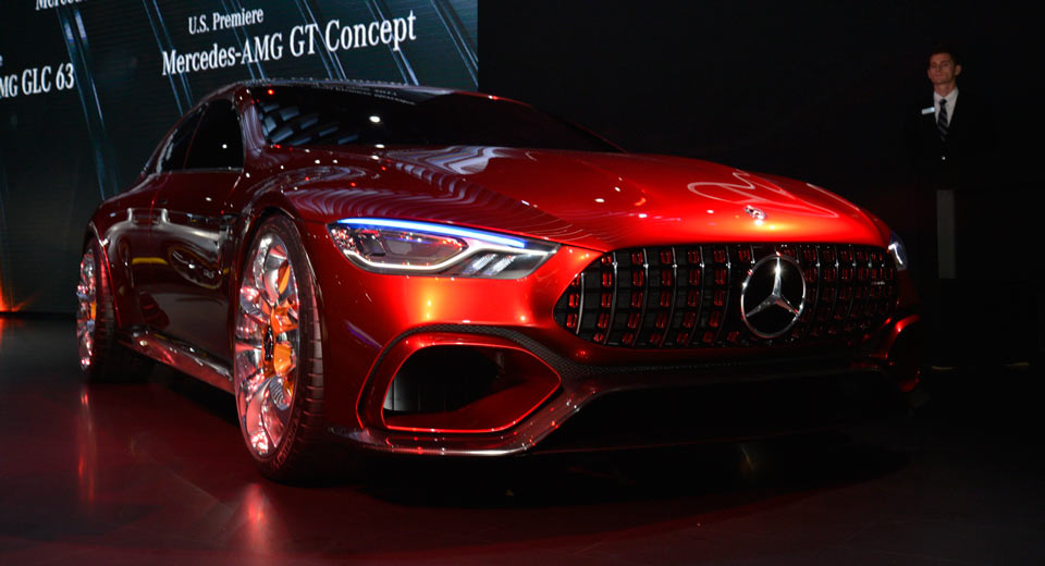 Mercedes-AMG GT Concept Brings Its Neck-Twisting Design To New York
