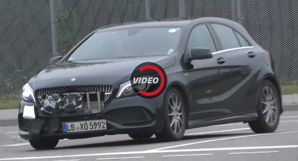  What Is This Weird Mercedes-Benz A-Class Mule Trying To Hide?
