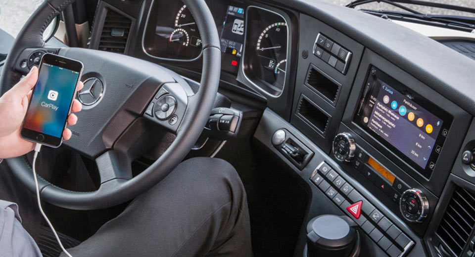  Mercedes-Benz Now Offers Smartphone Integration In Trucks As Well