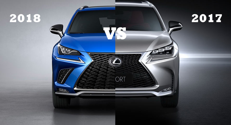 2018 Vs 2017 Lexus Nx A Game Of Spot The Differences