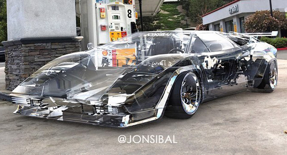 A See-Through Lamborghini Countach Would Be A Sight To Behold