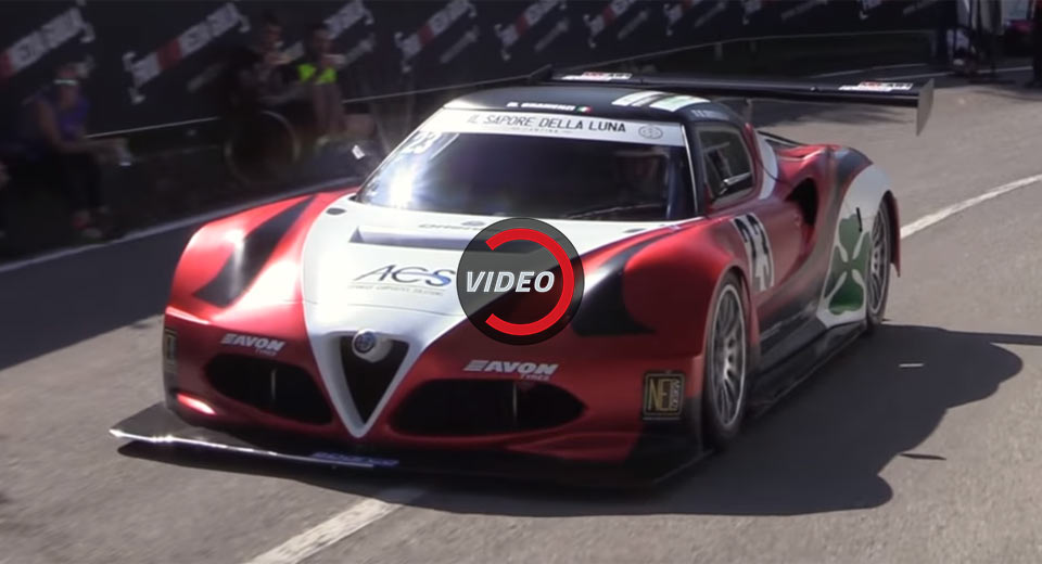  Alfa Romeo 4C Hillclimber Runs On A Formula 3000 V8