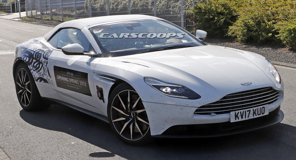  New Aston Martin DB11 Volante Looks About Ready To Blow Its Top