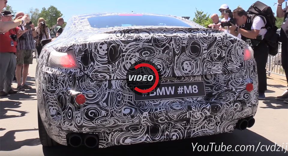  Hear The BMW M8’s Crackling Exhaust Note