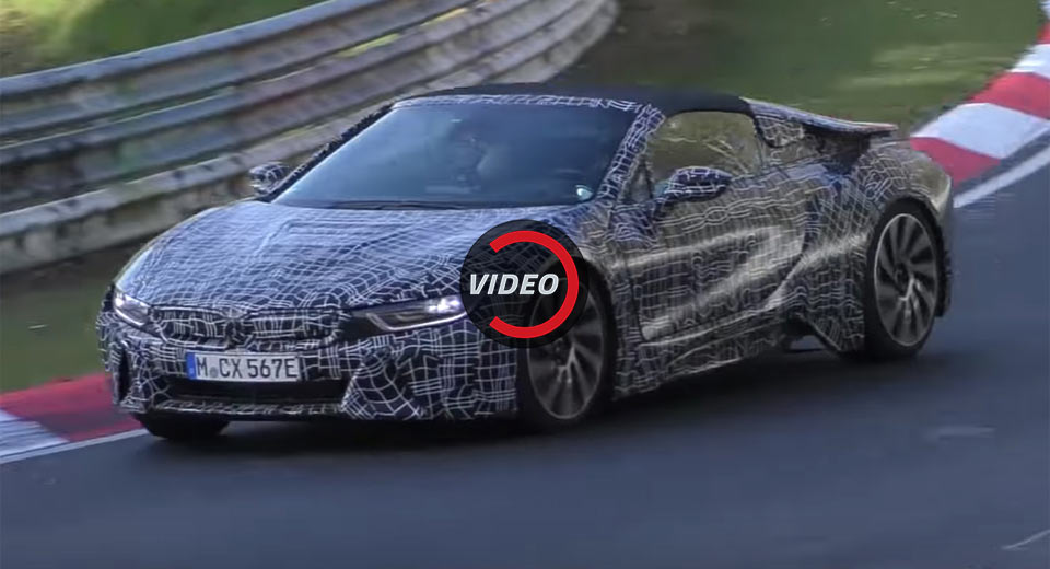  Upcoming BMW i8 Spyder Heads Out For Track Testing