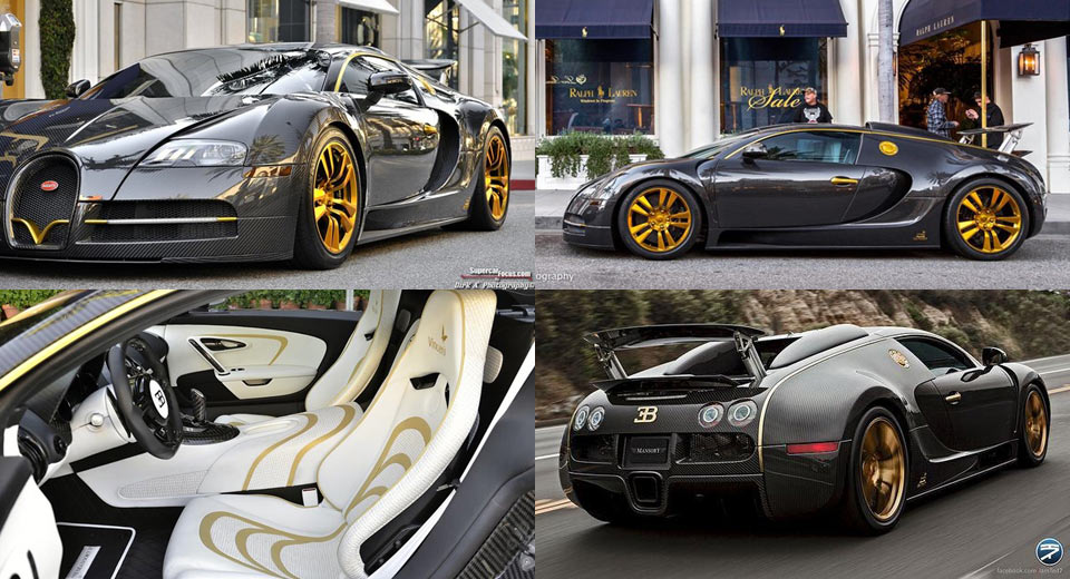  Bespoke Mansory Bugatti Veyron Linea Vincero d’Oro For Sale