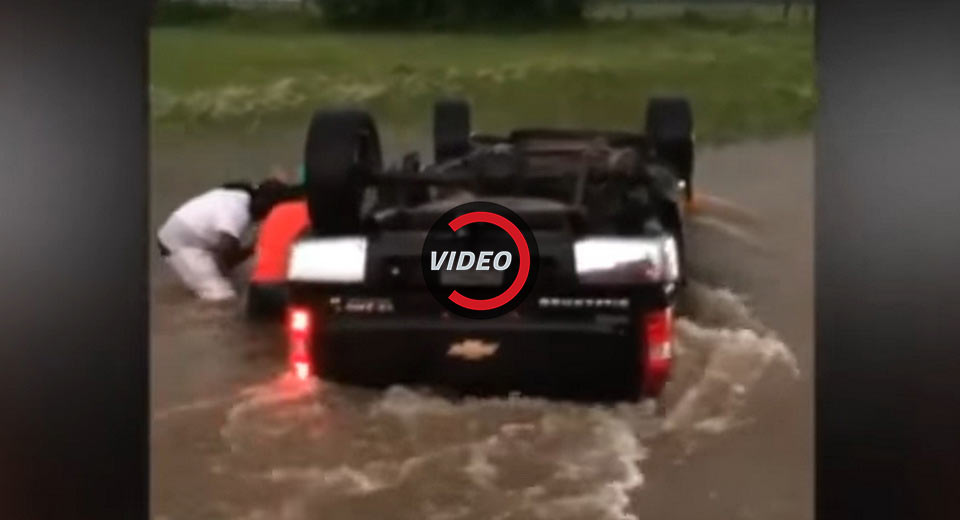 Brave Man Saves Toddler And Infant From Overturned Truck In Texas