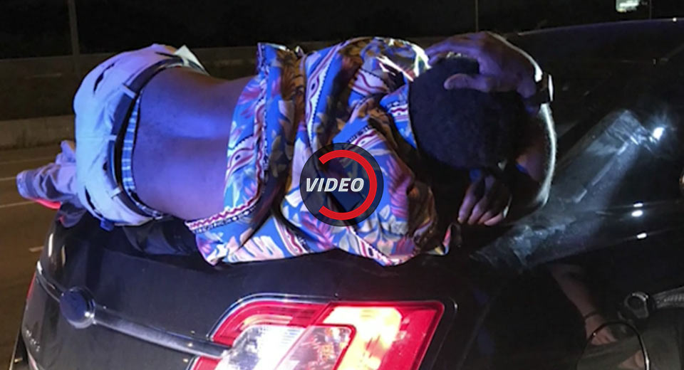 Couple Drive 14 Miles With Drunk Man Passed Out On Their Car’s Trunk