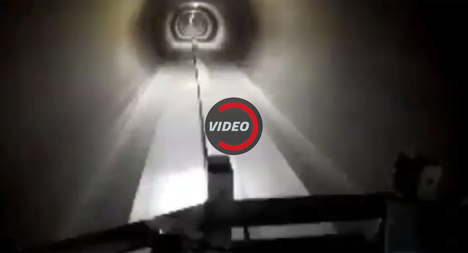 Musk Tests The 124MPH Sled That Could Transport Your Car Underground