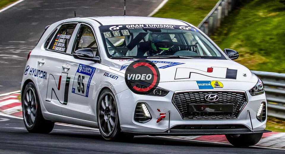 Watch Hyundai’s New i30 N Hot Hatch Race The Ring Before It’s Finished