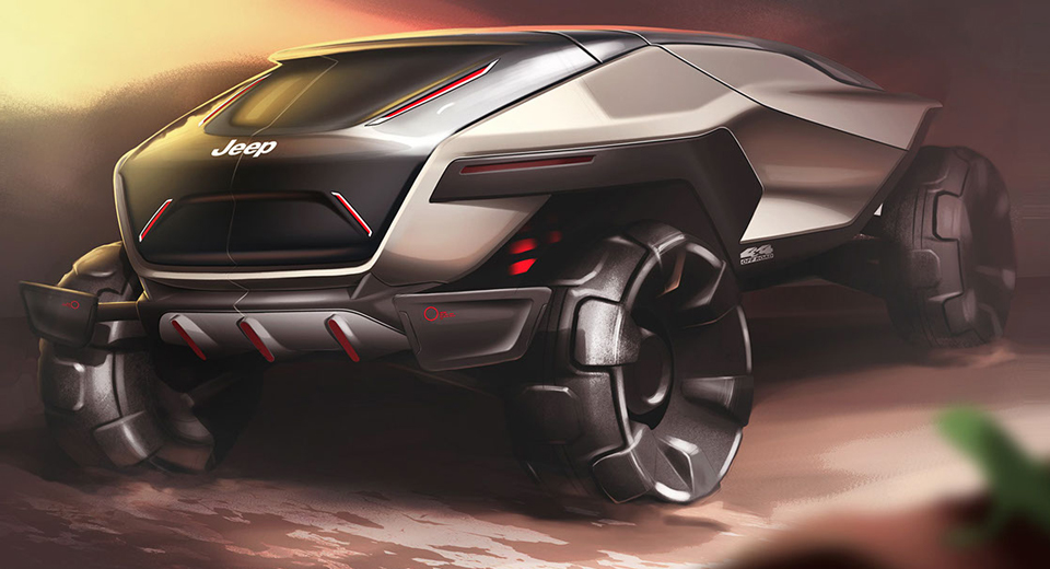 This Wild Creation Is A Jeep Off-Roader For 2035