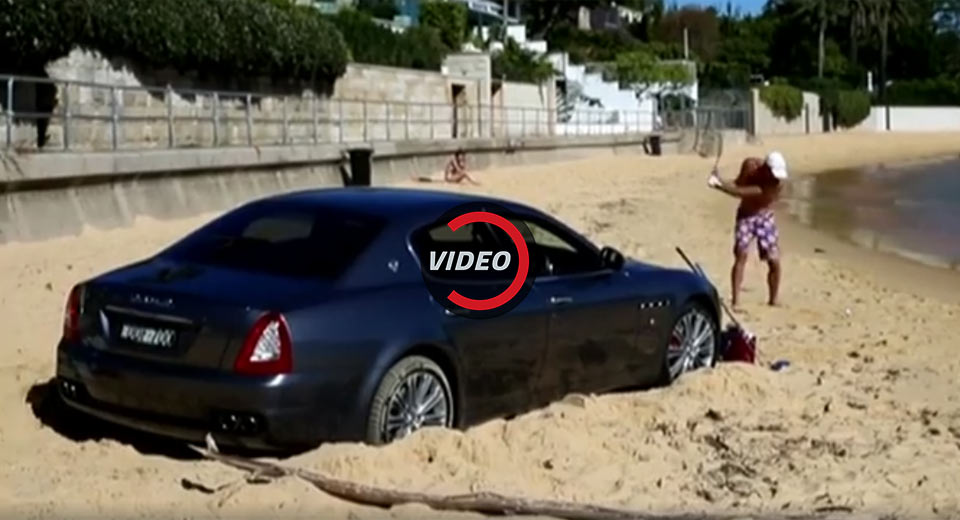  Rich Unemployed Aussie Beaches His Maserati And Plays Golf