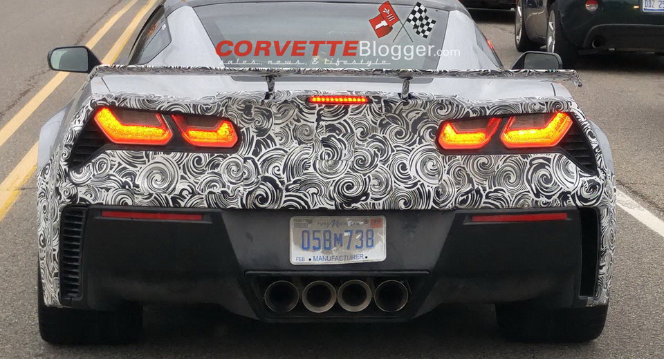  First Close Look On The 2018 Corvette ZR1’s Active Aero Kit?