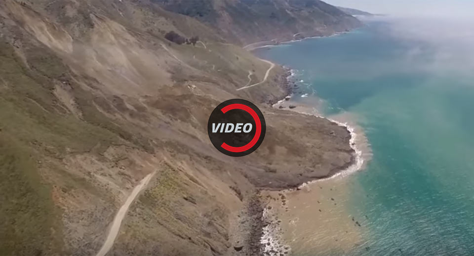  Pacific Coast Highway Partly Buried By Huge Landslide