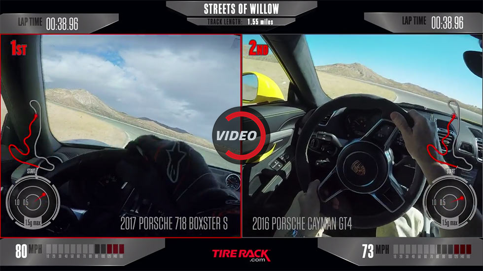 Porsche 718 Boxster S Can Scare A Cayman GT4 On Track