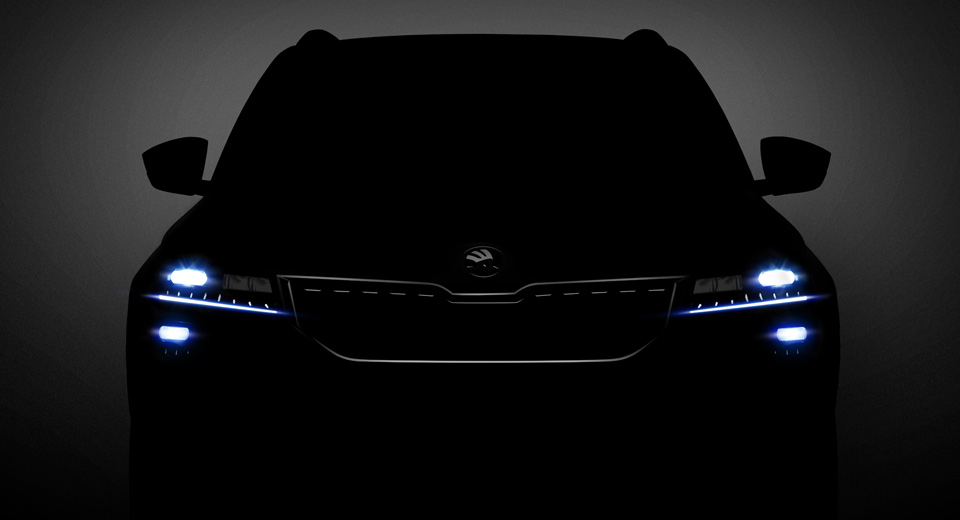  Skoda Previews New Karoq Compact SUV Ahead Of Its Debut Next Week