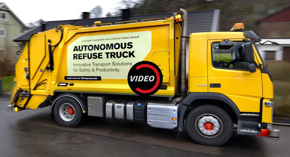  Volvo Has Made An Autonomous Garbage Truck And It’s Testing It In Sweden