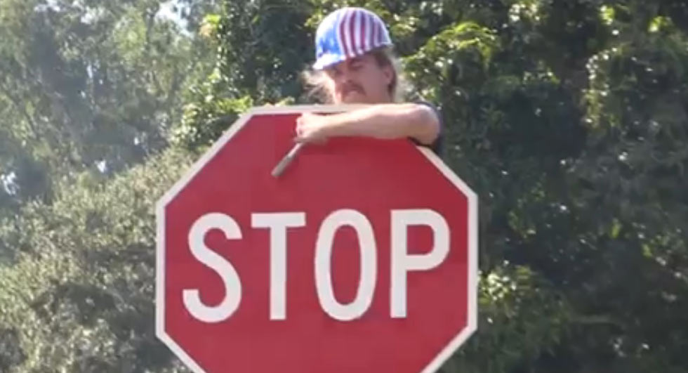  YouTuber Arrested For Removing Stop Signs, Asks Viewers To Help With Legal Fees