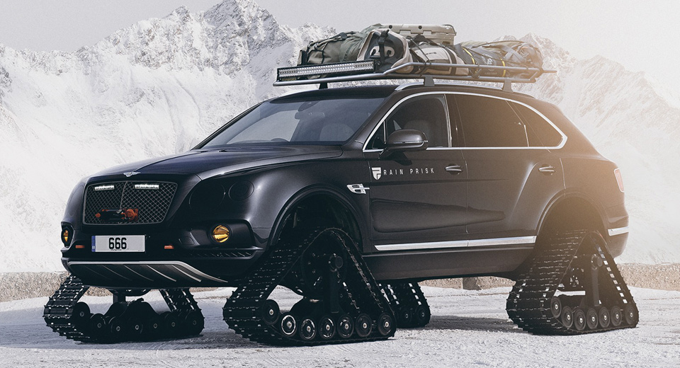  This Tracked Bentley Is Ready To Take You To Your Alpine Lodge