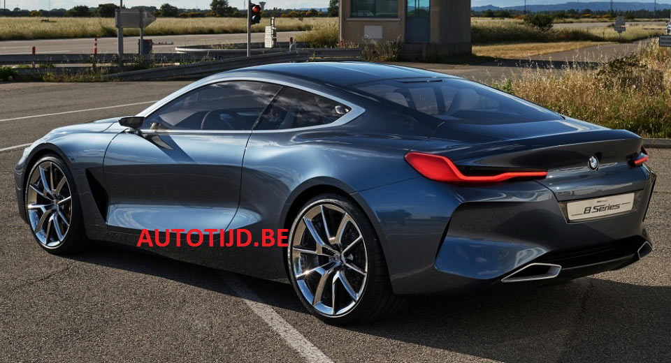 More BMW 8-Series Concept Images Leak, Rear Perfectly Visible