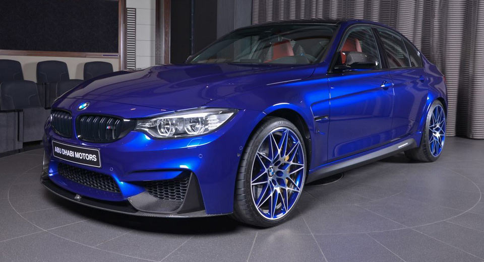  San Marino Blue BMW M3 Mixes It Up With Carbon Fiber And Akrapovic Bits